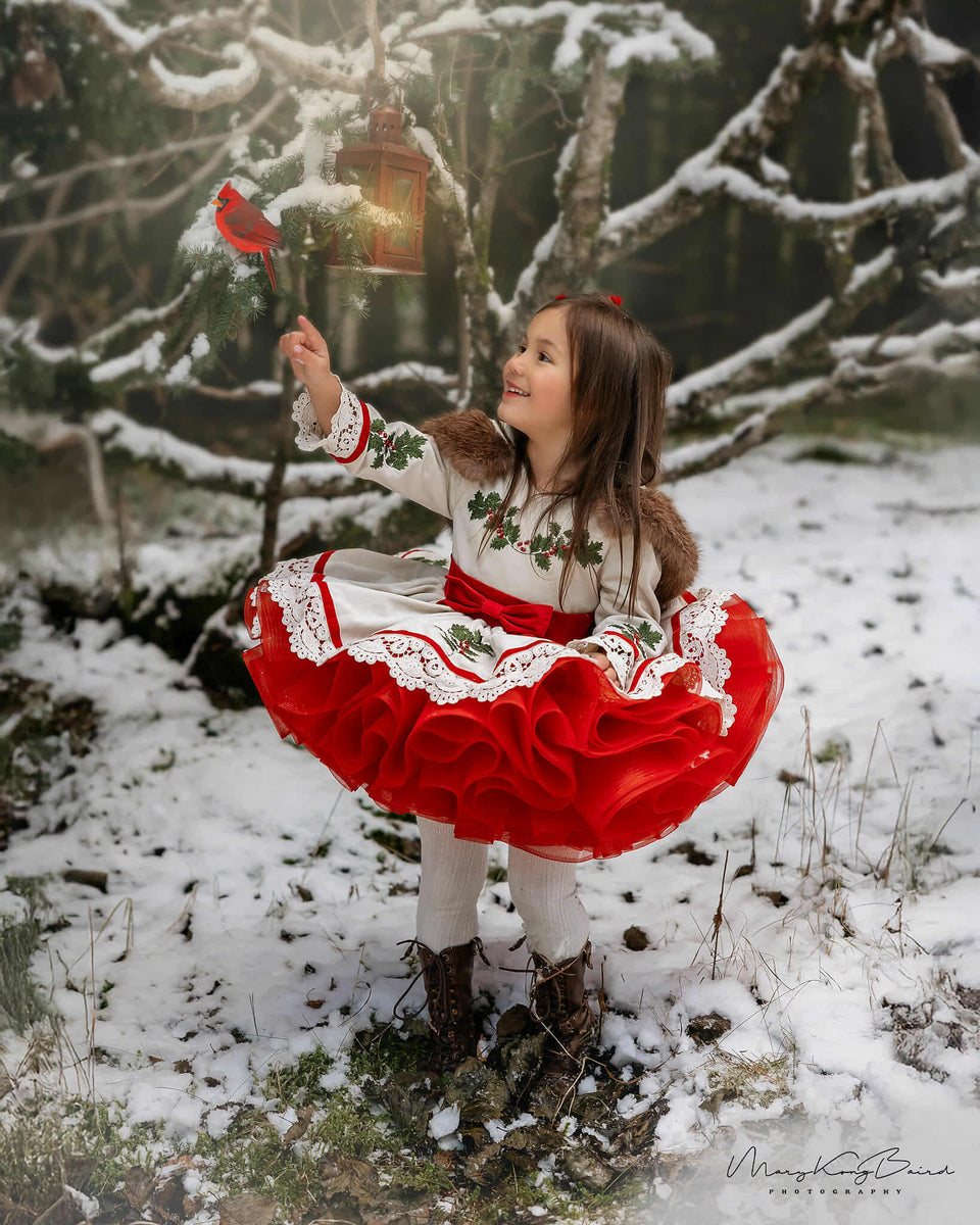 winter christmas dress Holly Berry SHIPS IN 1.5 WEEKS 6 Size:MEDIUM - US WOMEN 7.5 - UK 5.5 - EU 39 ️ Crafted with exquisite Filter_Size_C_M CD J4055 - Strapless
